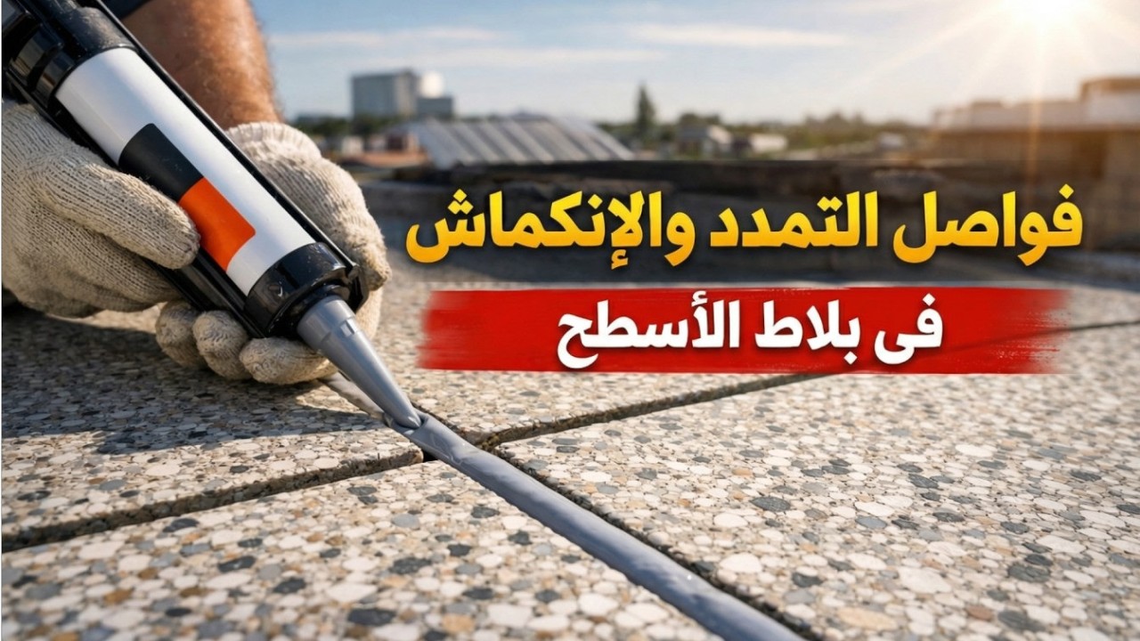 اهمية تنفيذ فواصل التمدد للحد من تخلع وتفكك البلاط - لماذا يتقبع البلاط رغم وجود فاصل تمدد ؟