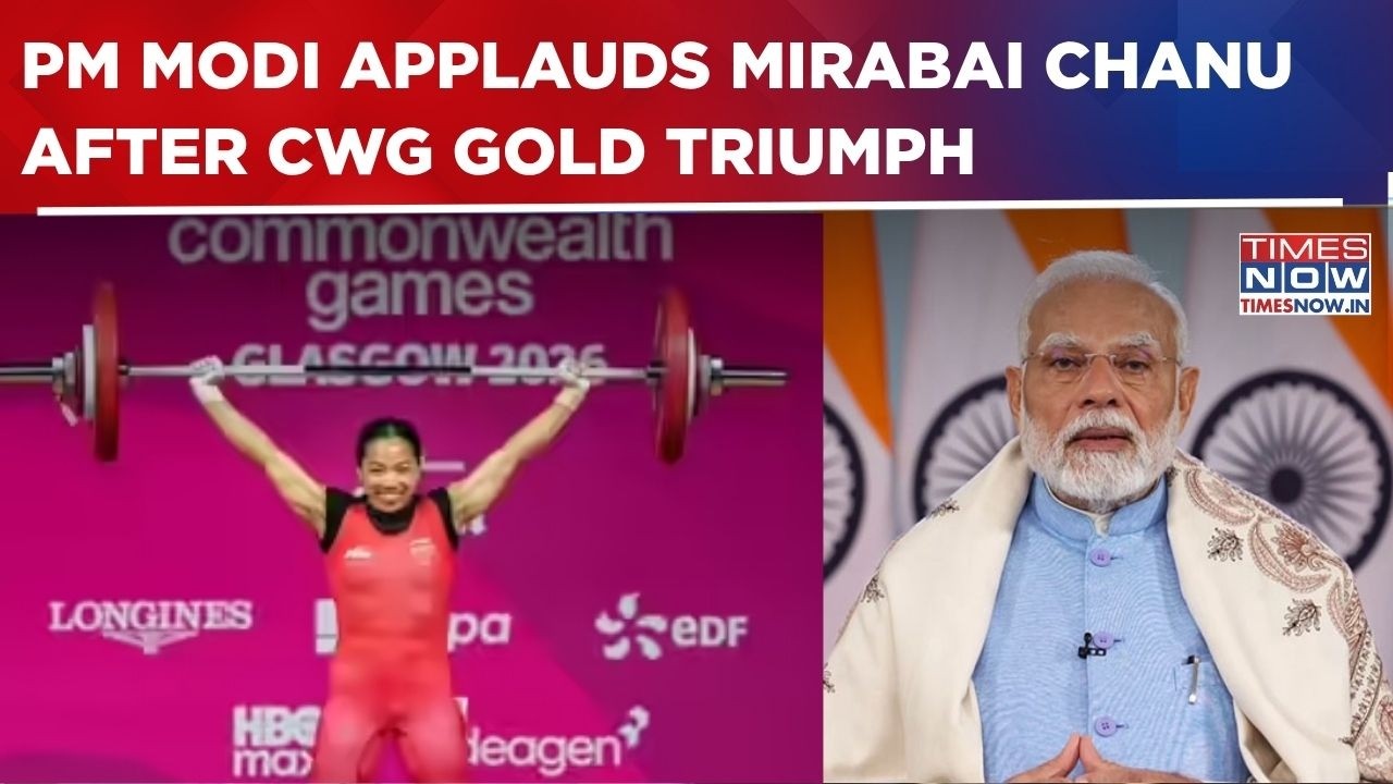 PM Modi Hails Mirabai Chanu's Historic CWG 2026 Gold, Calls Her An 'Inspiration' | WATCH | Top News