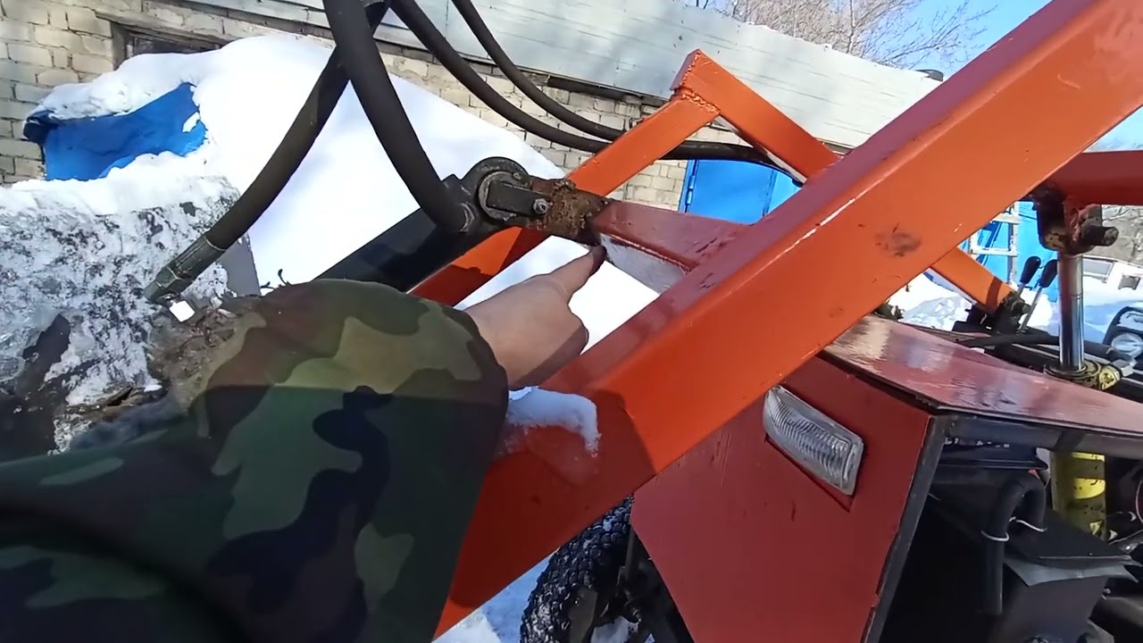 Нюанс о котором я не знал. Вы ворот ковша на Минитракторе👋🚜