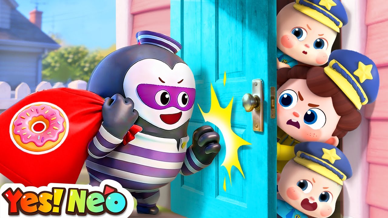 👮‍♂️Knock Knock, Who's at the Door? | Learn Safety Rules | Nursery Rhymes & Kids Songs | Yes! Neo