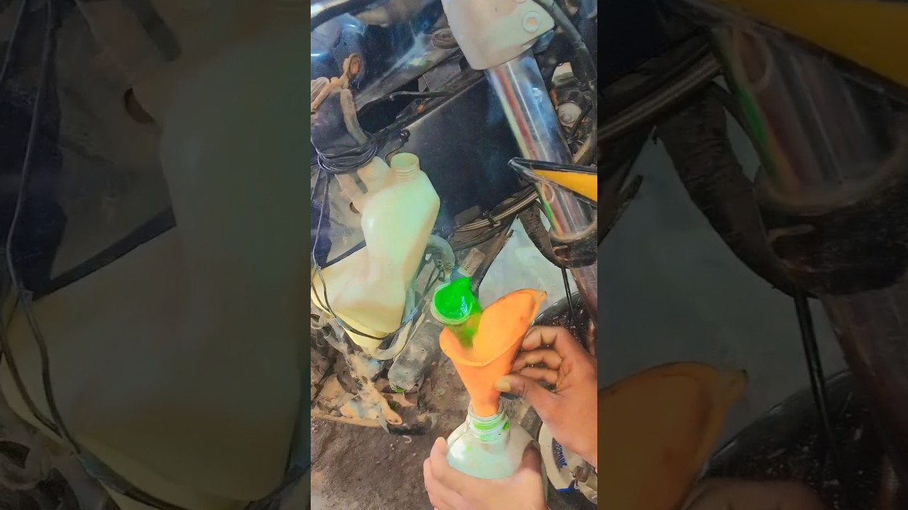 Rs 200 coolant back over heat problem ☹️😤😡#youtube #trending #views #delhi #delhi #bike #song