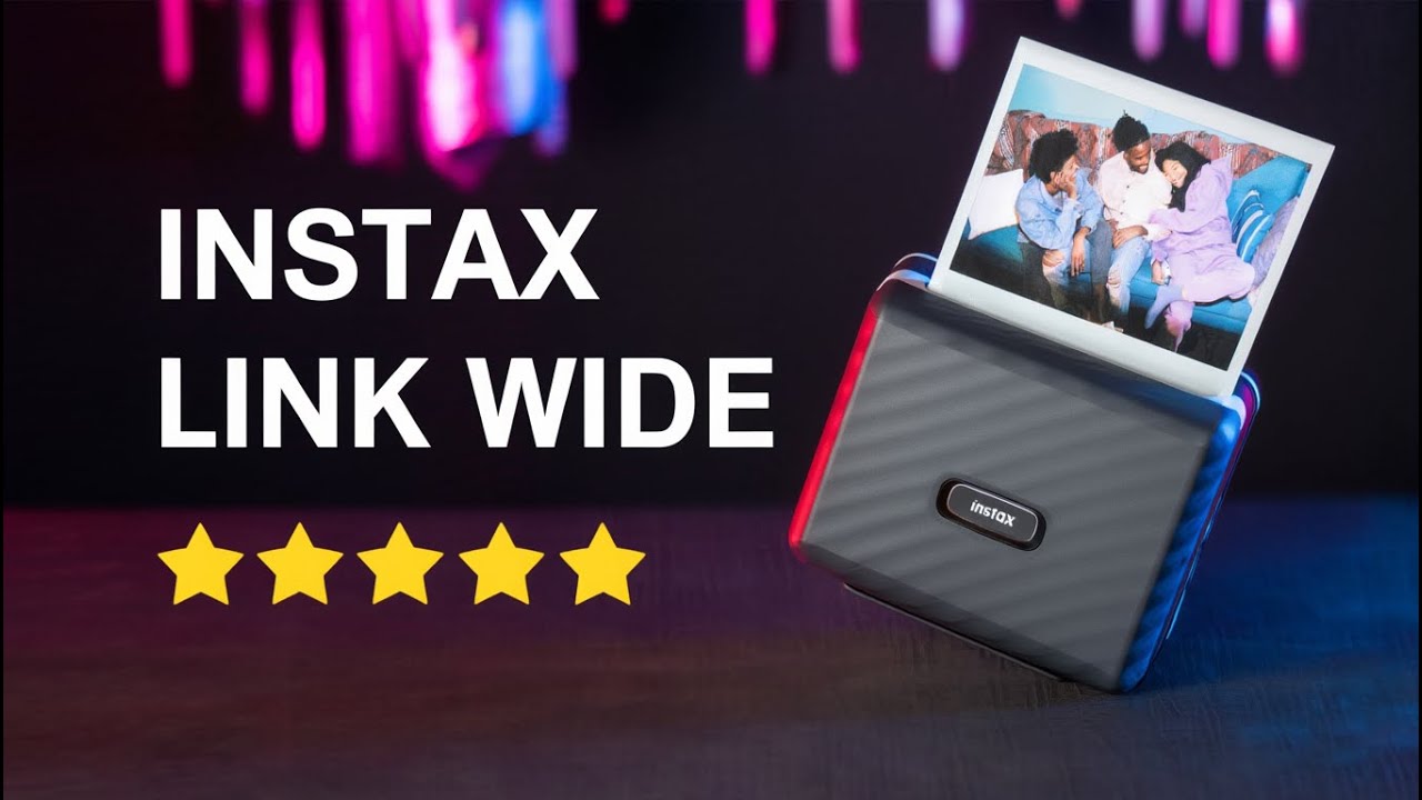 ✅Обзор широкоформатного фотопринтера Fujifilm Instax Link – лучший широкоформатный фотопринтер мг...