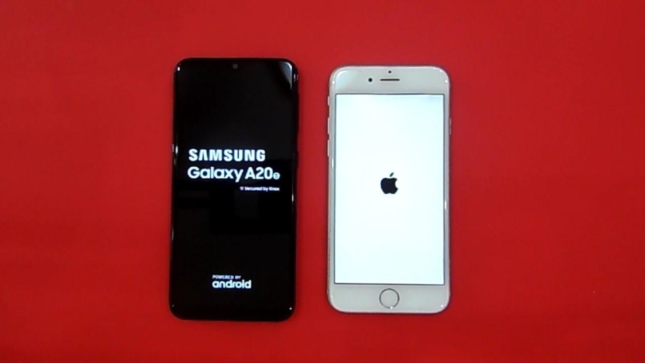 iPhone 6 vs Samsung Galaxy A20e
