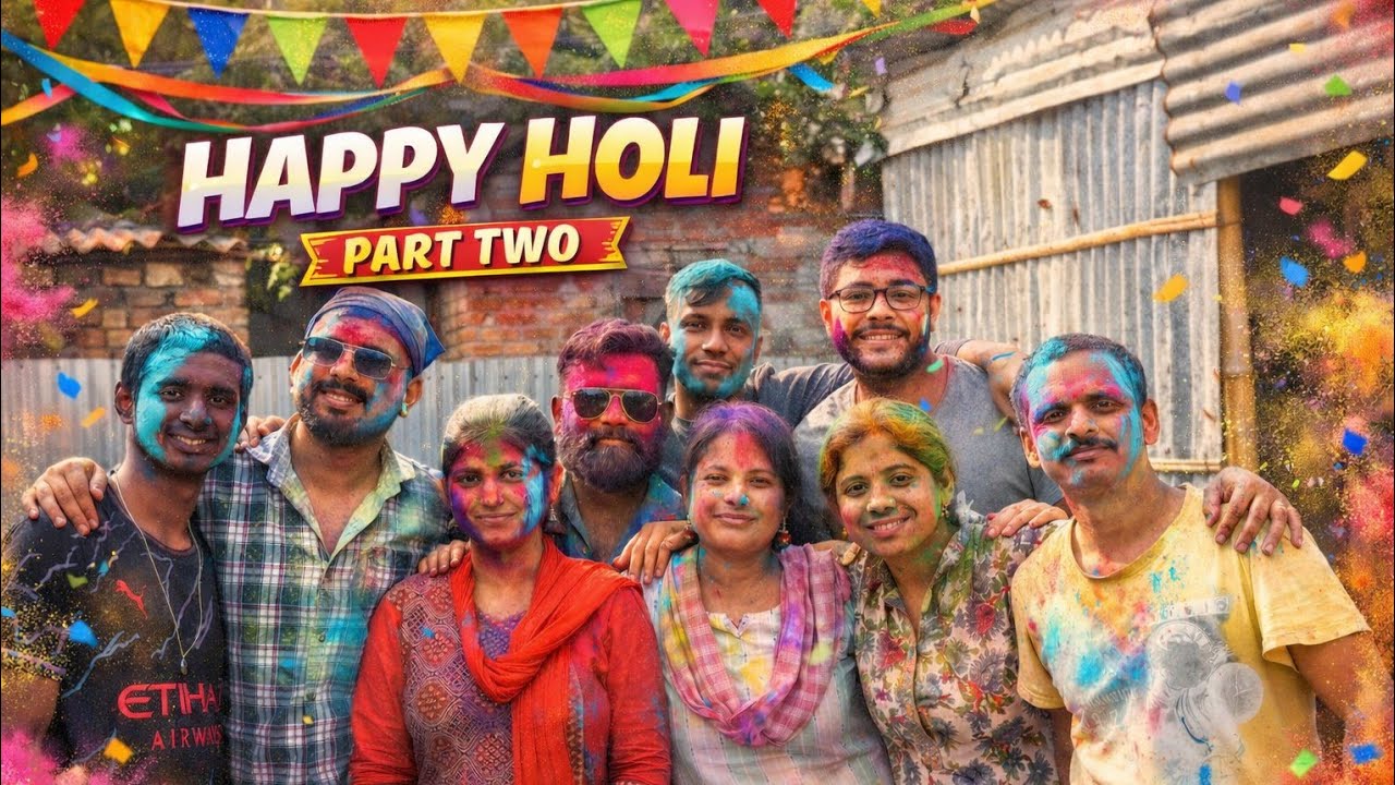 Holi Celebration 2026 🌈 | Ultimate Color Masti | Part-2