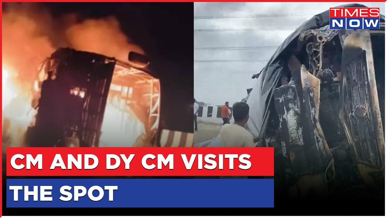 Politics Over Maha-Bus Tragedy: ST Bus Bursts Into Flames; Opposition Slams Maharashtra Govt