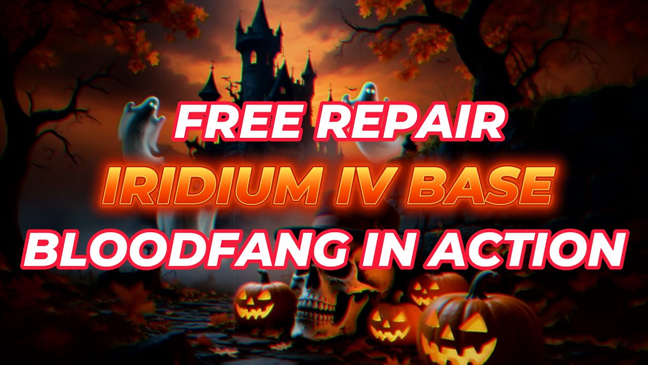 WAR COMMANDER - IRIDIUM IV FREE REPAIR  BLOODFANG IN ACTION
