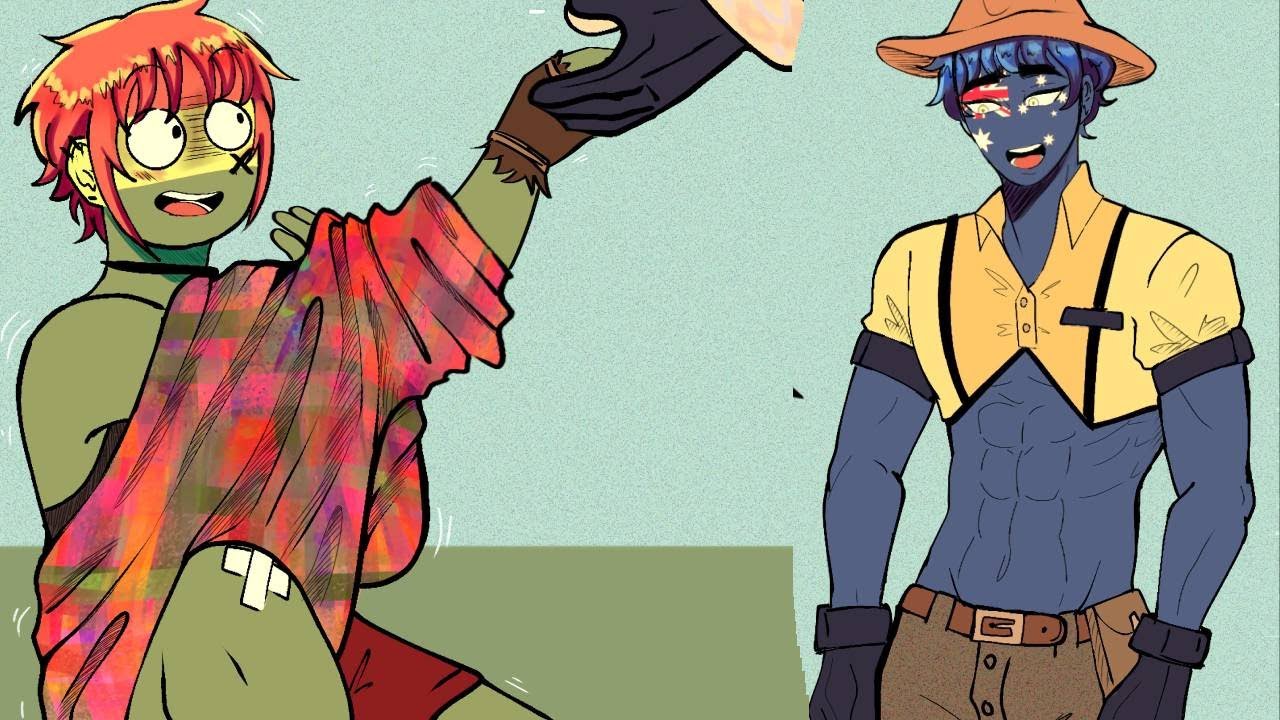 Страх Боливии / Боливия x Австралия / Countryhumans Comic Fandub