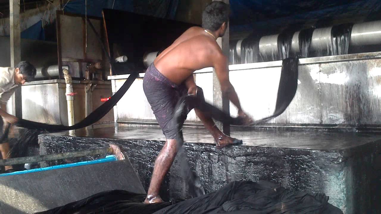 Winch dyeing
