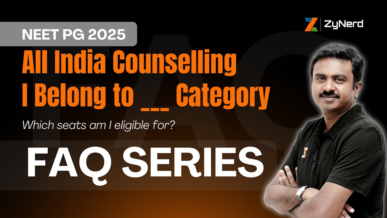 All India Counselling | I belong to ___ Category | FAQ Series | NEET PG 2025