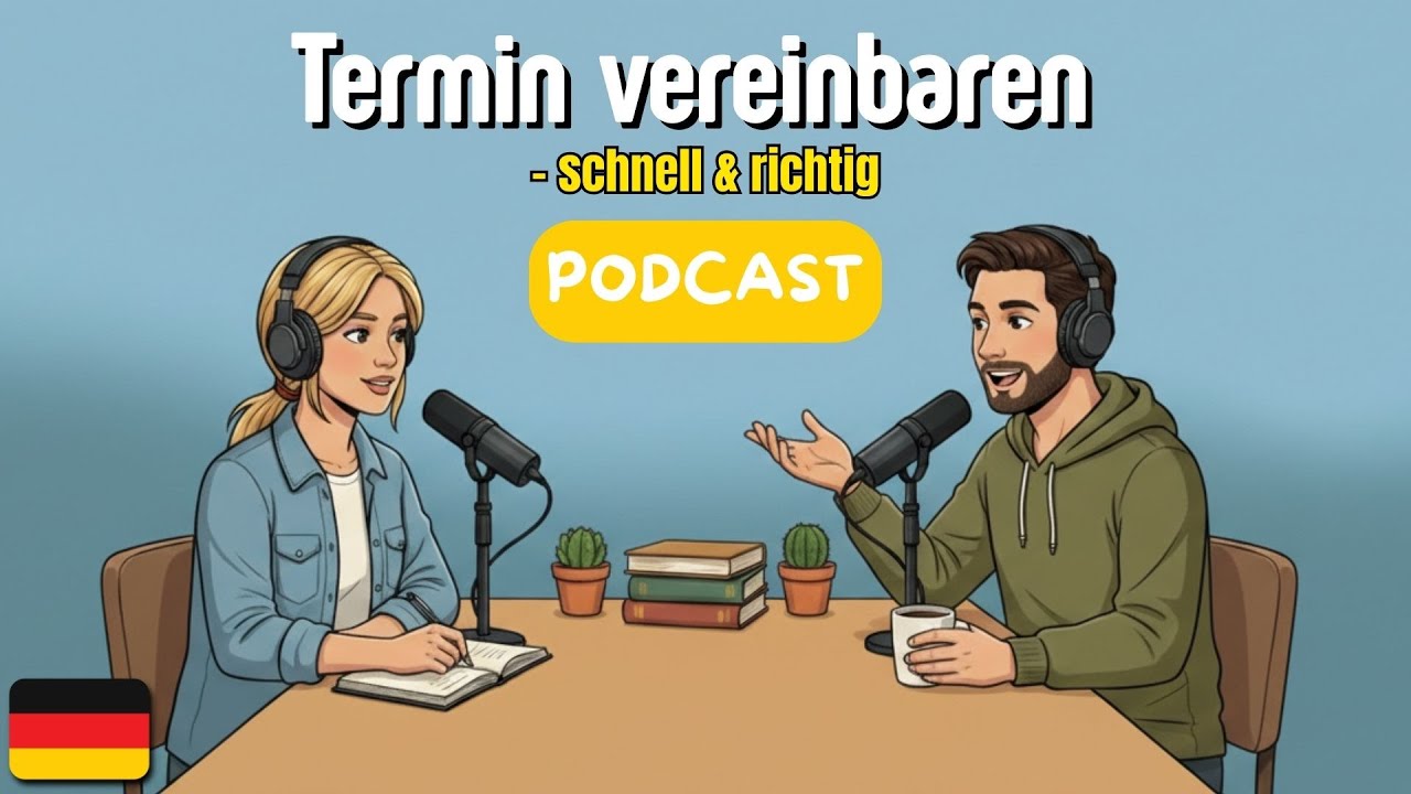 How to book an appointment in German | German conversation exercise