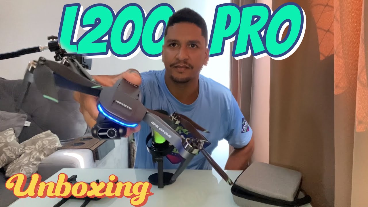 Tudo isso por R$500 REAIS || Drone L200 PRO com Gimbal 2 Eixos 2.7k 30fps