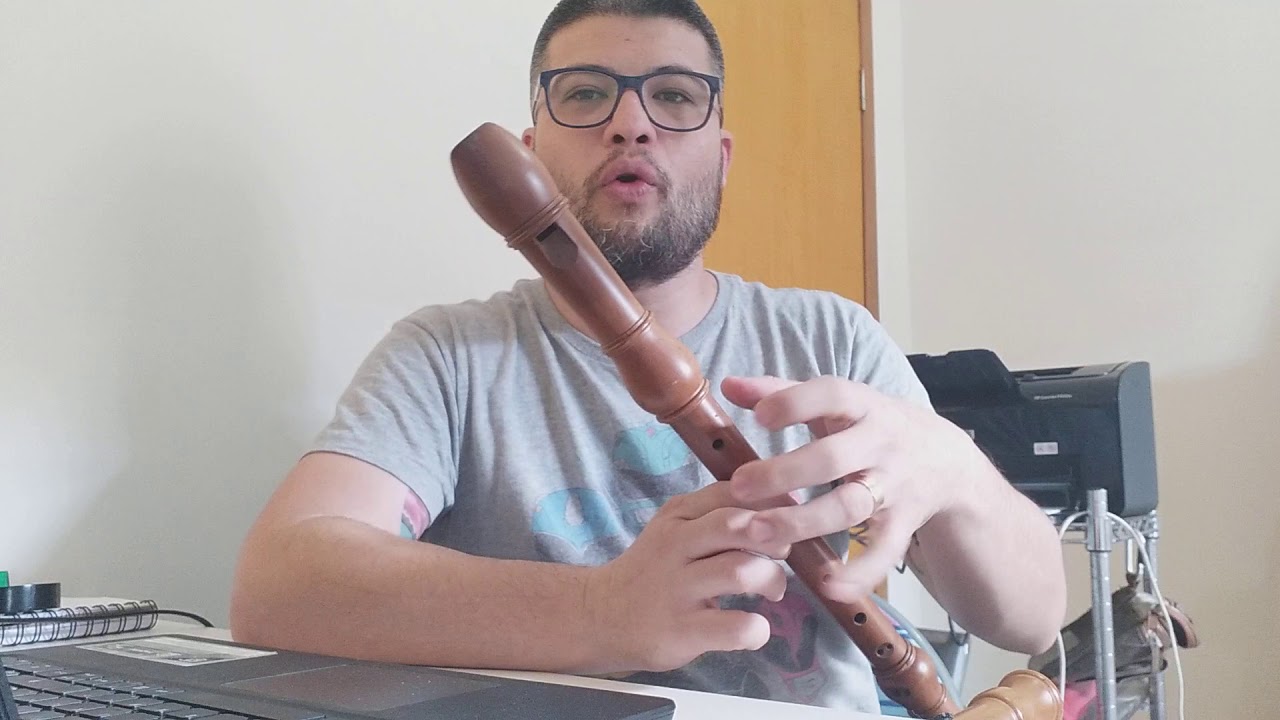 COMO TOCAR A MESMA MELODIA NA FLAUTA DOCE SOPRANO E NA FLAUTA DOCE CONTRALTO