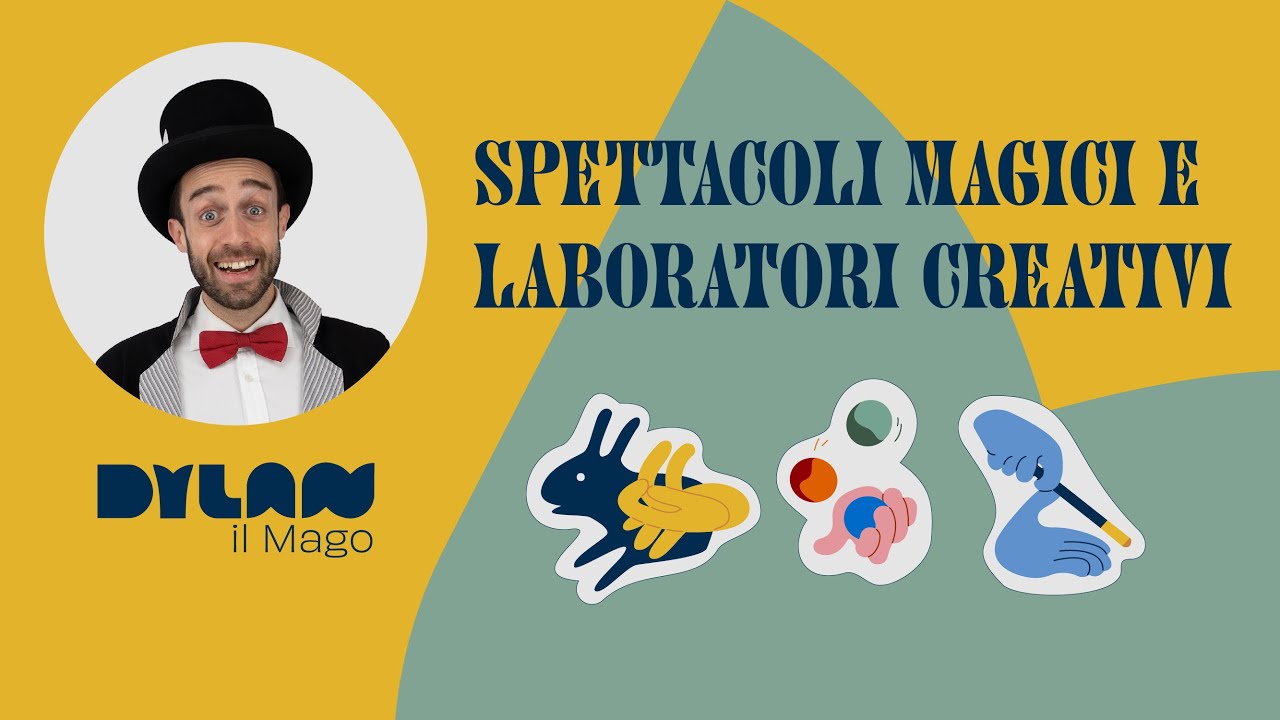 Spettacolo di magia e laboratori creativi per bambini e famiglie - Mago Dylan