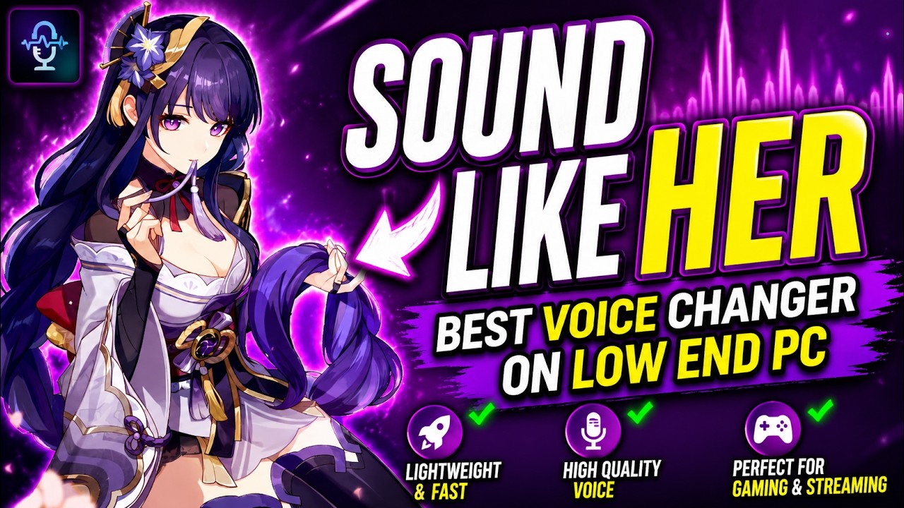 Real-Time AI Voice Changer for Gamers & Streamers in 2026🎙️