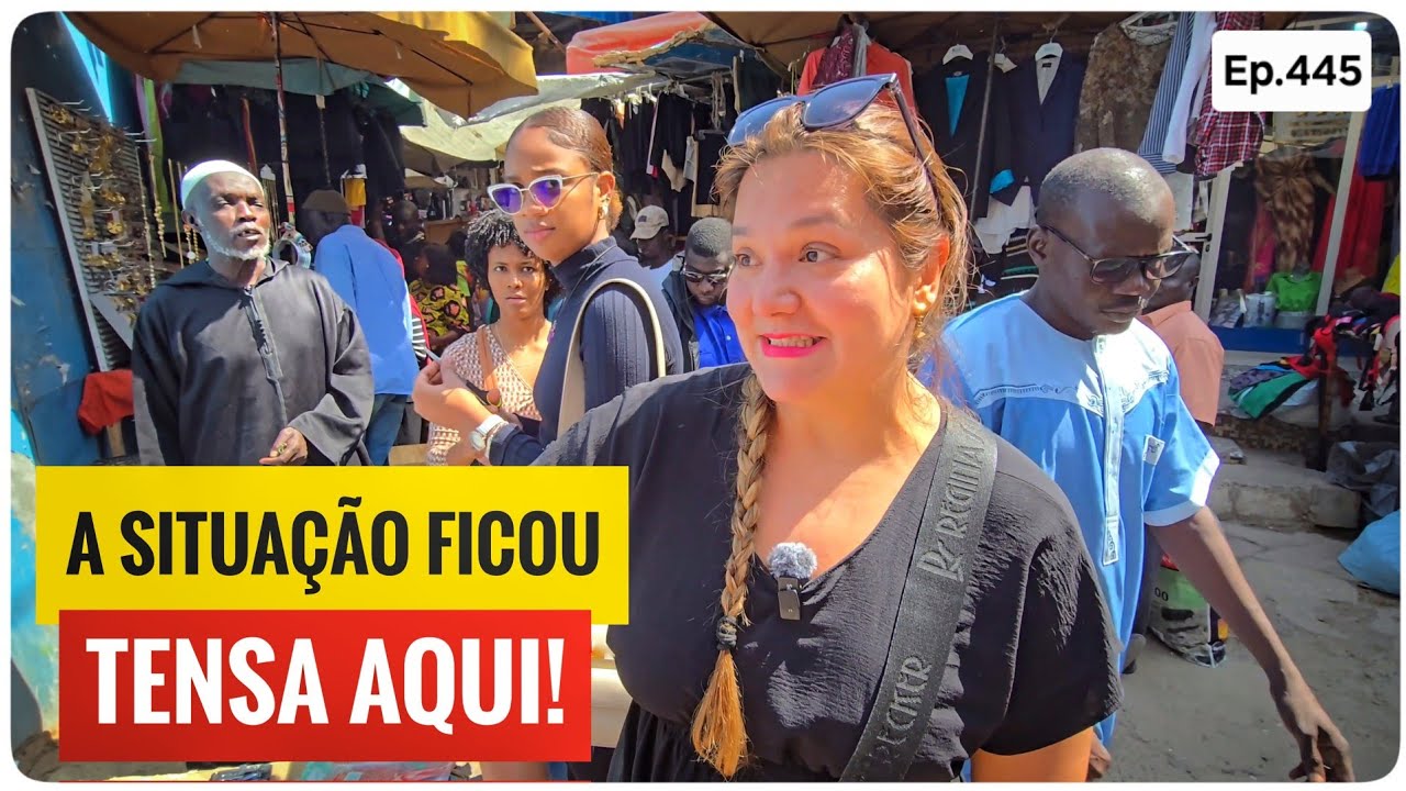 COMO TRATAM ESTRANGEIROS na CAPITAL de SENEGAL - CUIDADO se TEM UMA CÂMERA!