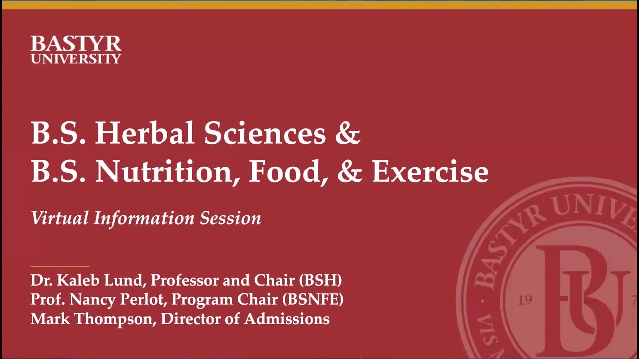 Bastyr University's Bachelor of Science in Herbal Sciences Program & Nutrition, Food & Exercise