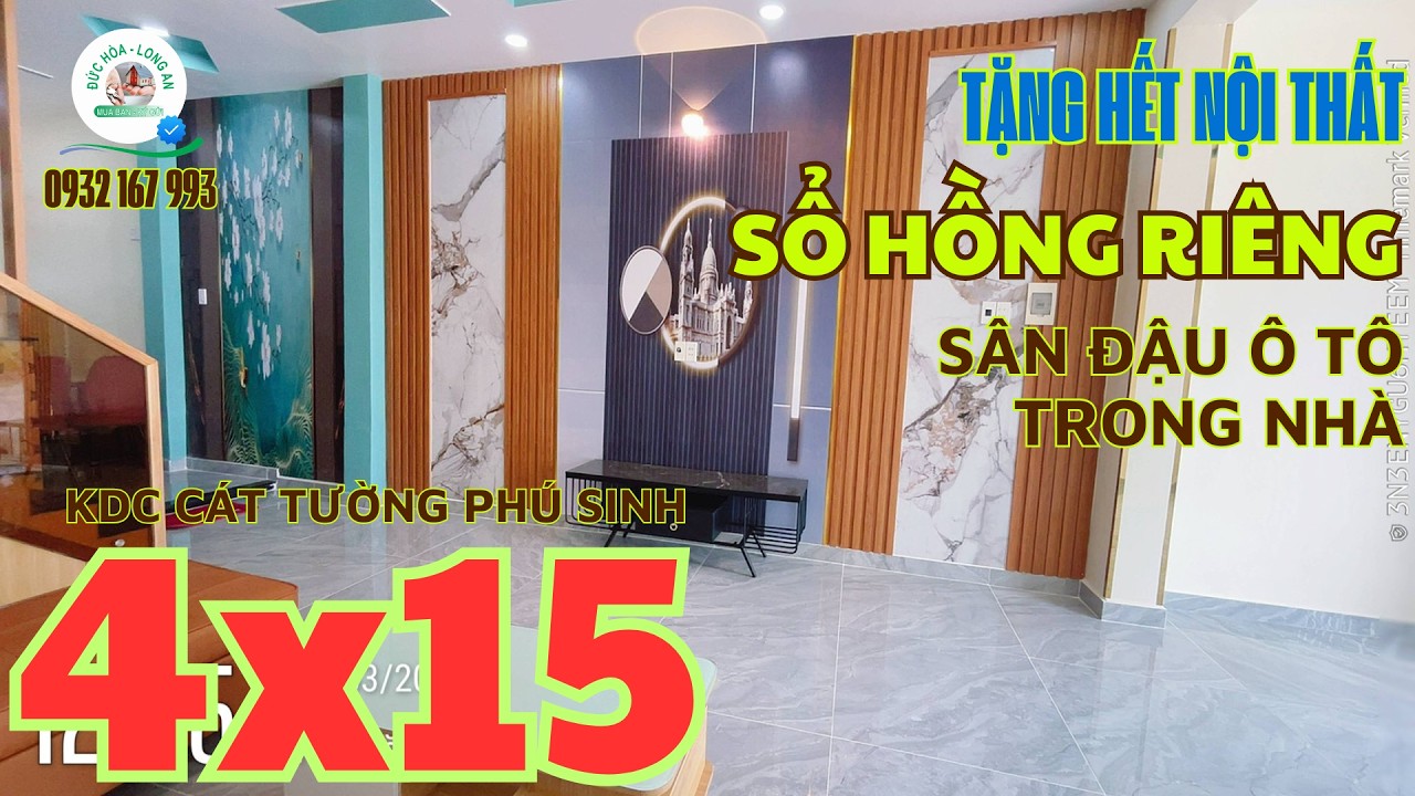 Nhà đúng tiêu chuẩn, vừa ở vừa kinh doanh, sân ôtô | KDC CÁT TƯỜNG PHÚ SINH | LH: 0932167993