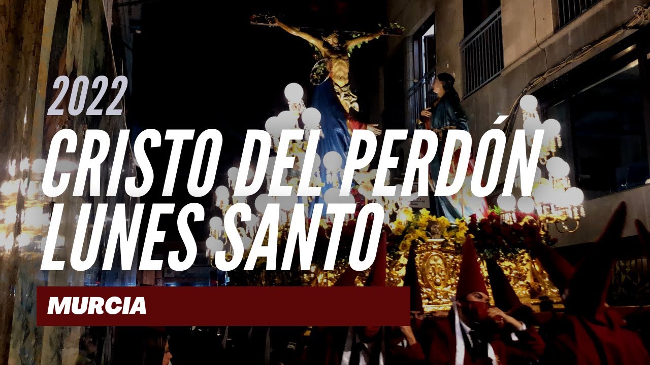 Cristo del Perdón. Procesión Lunes santo Murcia. Cofradía del Perdón - Magenta