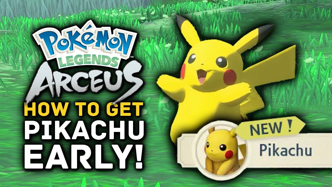 Как поймать Пикачу на ранней стадии в Pokemon Legends Arceus