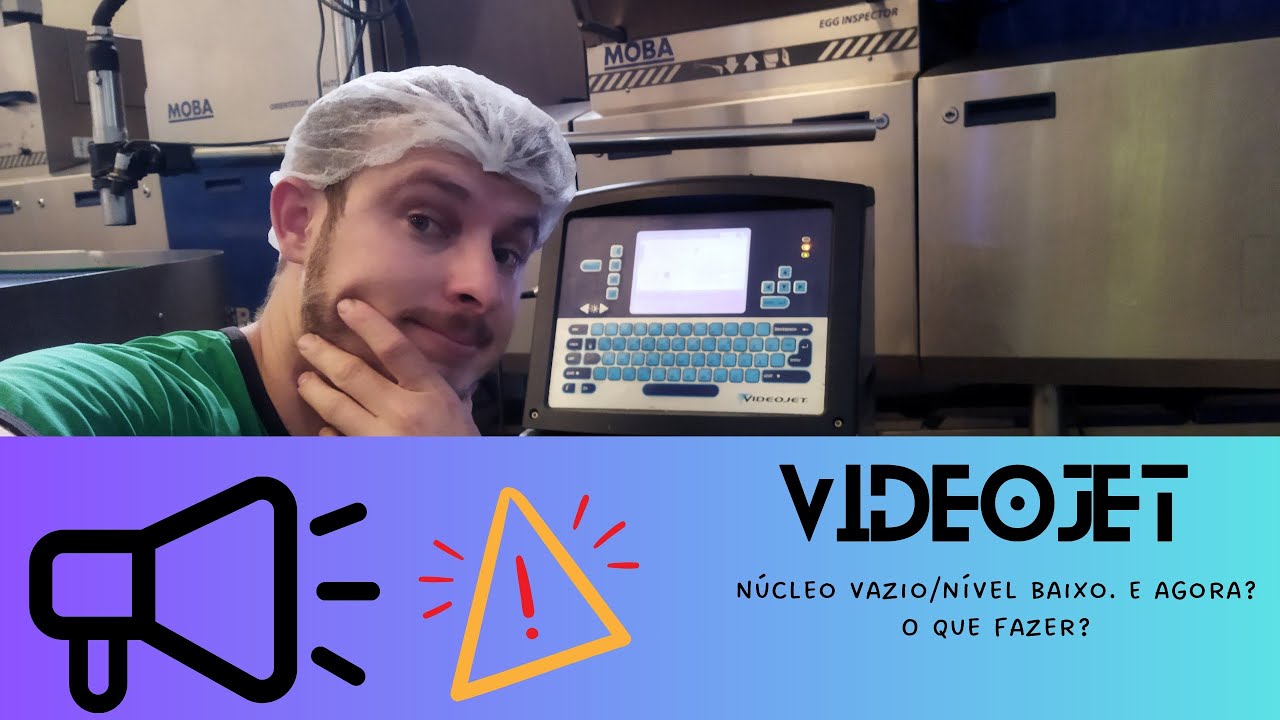 Núcleo vazio/núcleo nível baixo da videojet. O que é, o que significa?