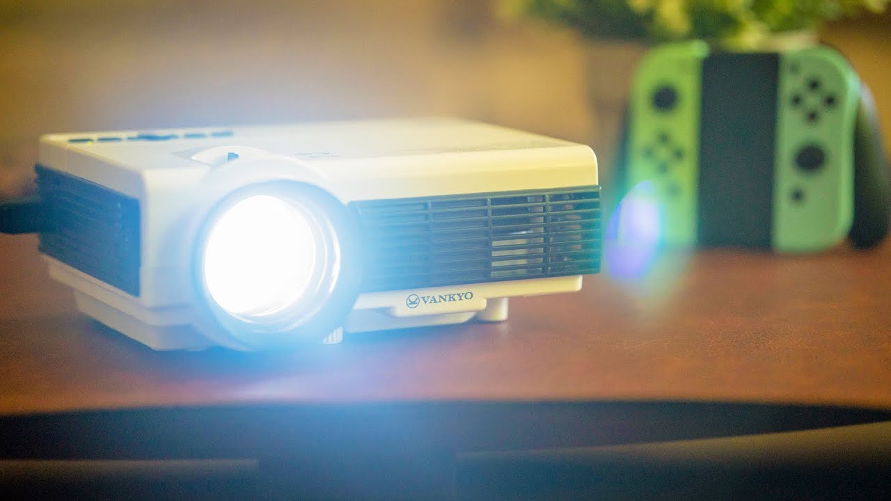 VANKYO Leisure 3W LED Portable Projector Review | Big Screen Gaming UNDER $100! | Raymond Strazdas
