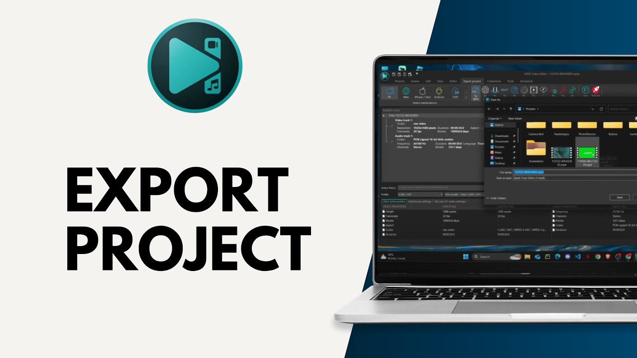 How to Export a Project in VSDC Video Editor