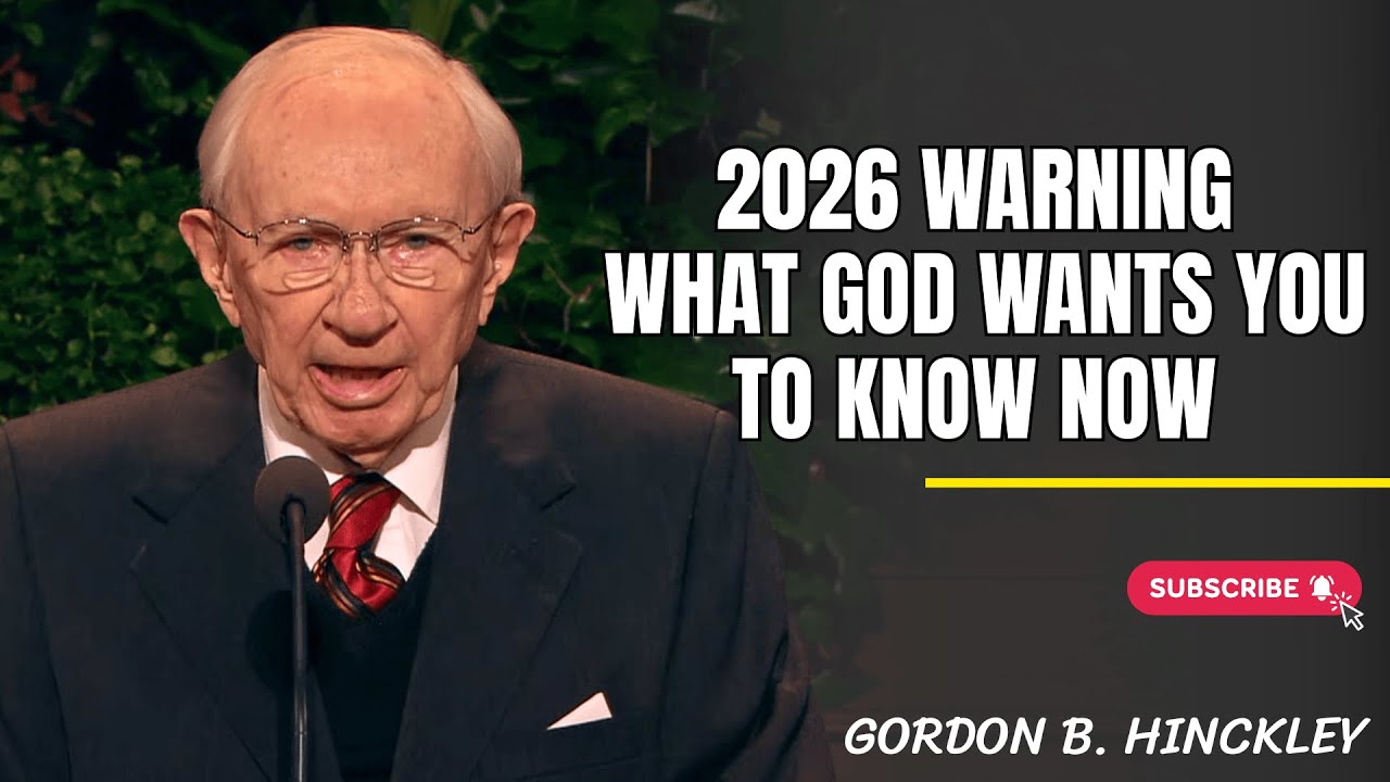Gordon B  Hinckley | Warning Signs for the End of January: What is God Telling You About 2026?