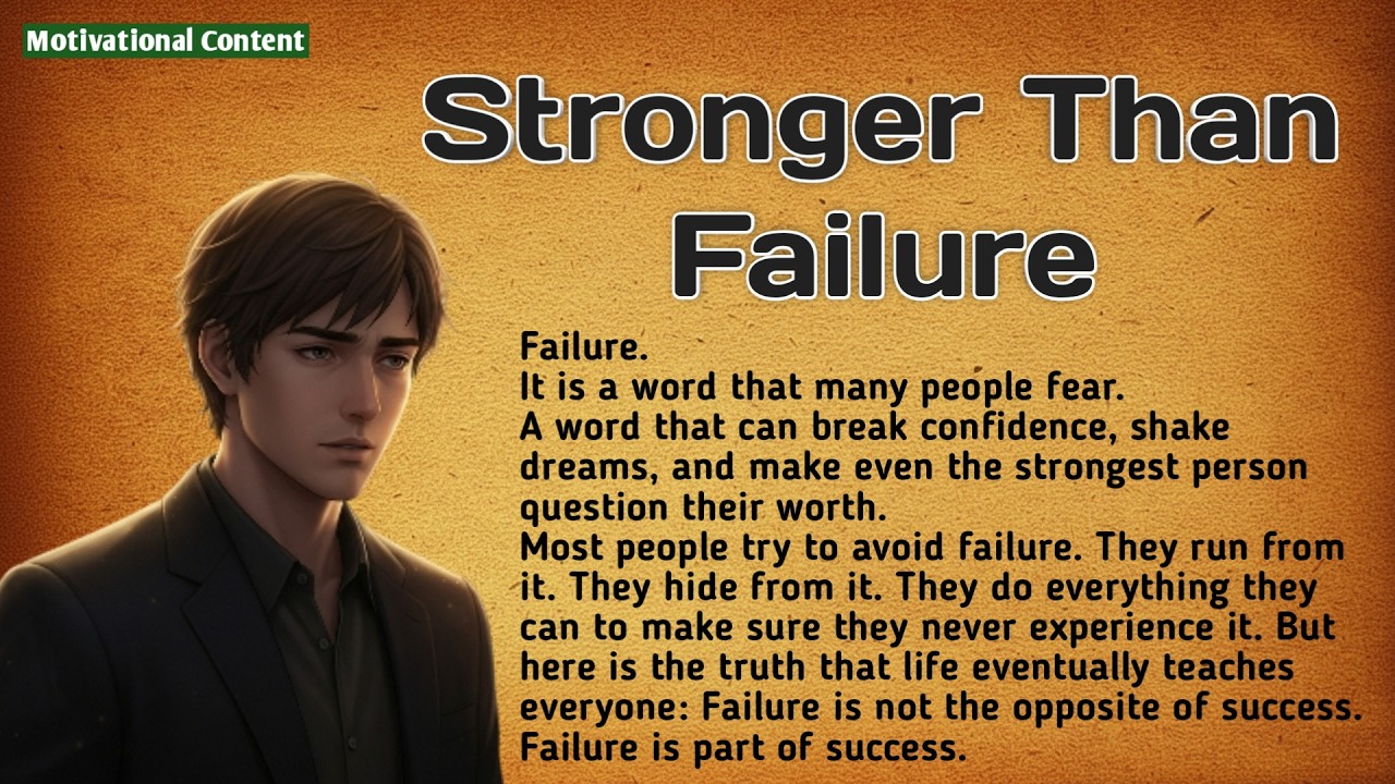 Stronger Than Failure –🔥 The Story That Will Change Your Life