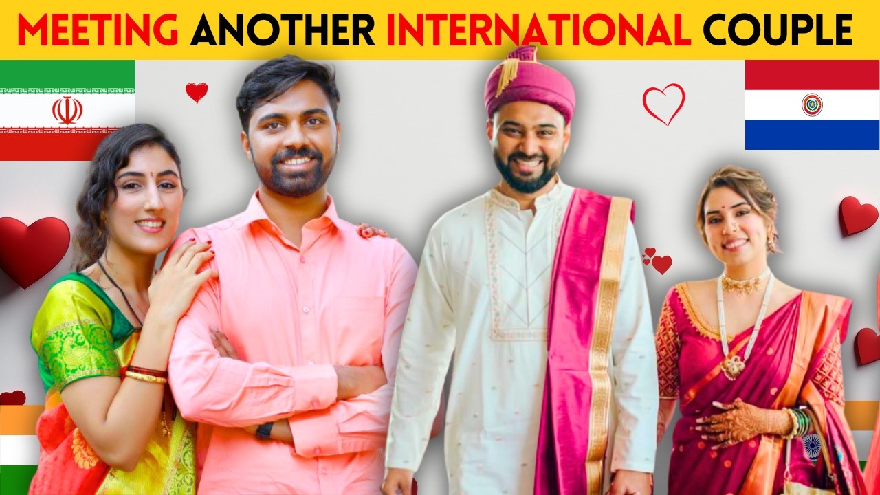 When Two International Couples Met! 🌍 Indian&ndash;Persian 🇮🇳🇮🇷 & Indian&ndash;South American 🇮🇳🇵🇾