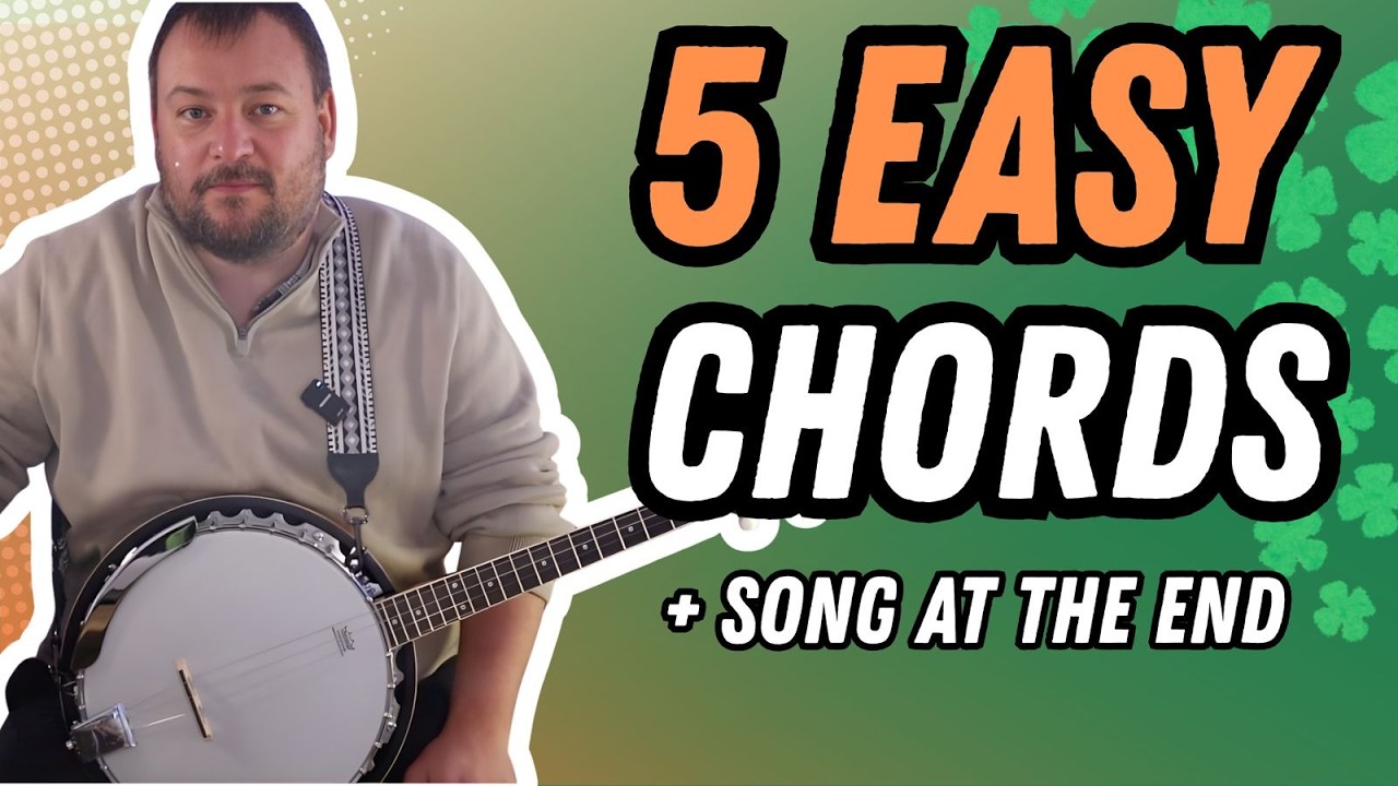5 Easy Banjo Chords Every Beginner Should Learn + Surprise Song at the End!