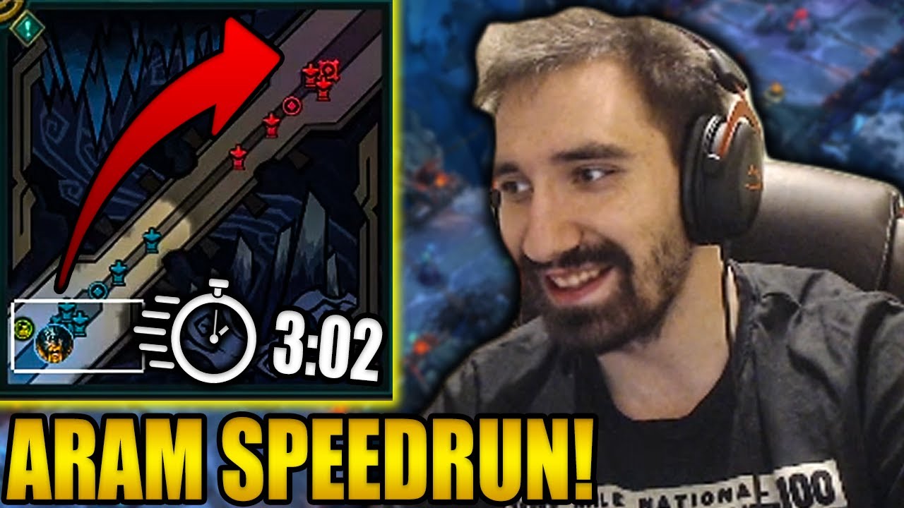 PRAWDZIWY SPEEDRUN LIGI LEGEND *ARAM SPEEDRUN* | ATAK NA REKORD ŚWIATA