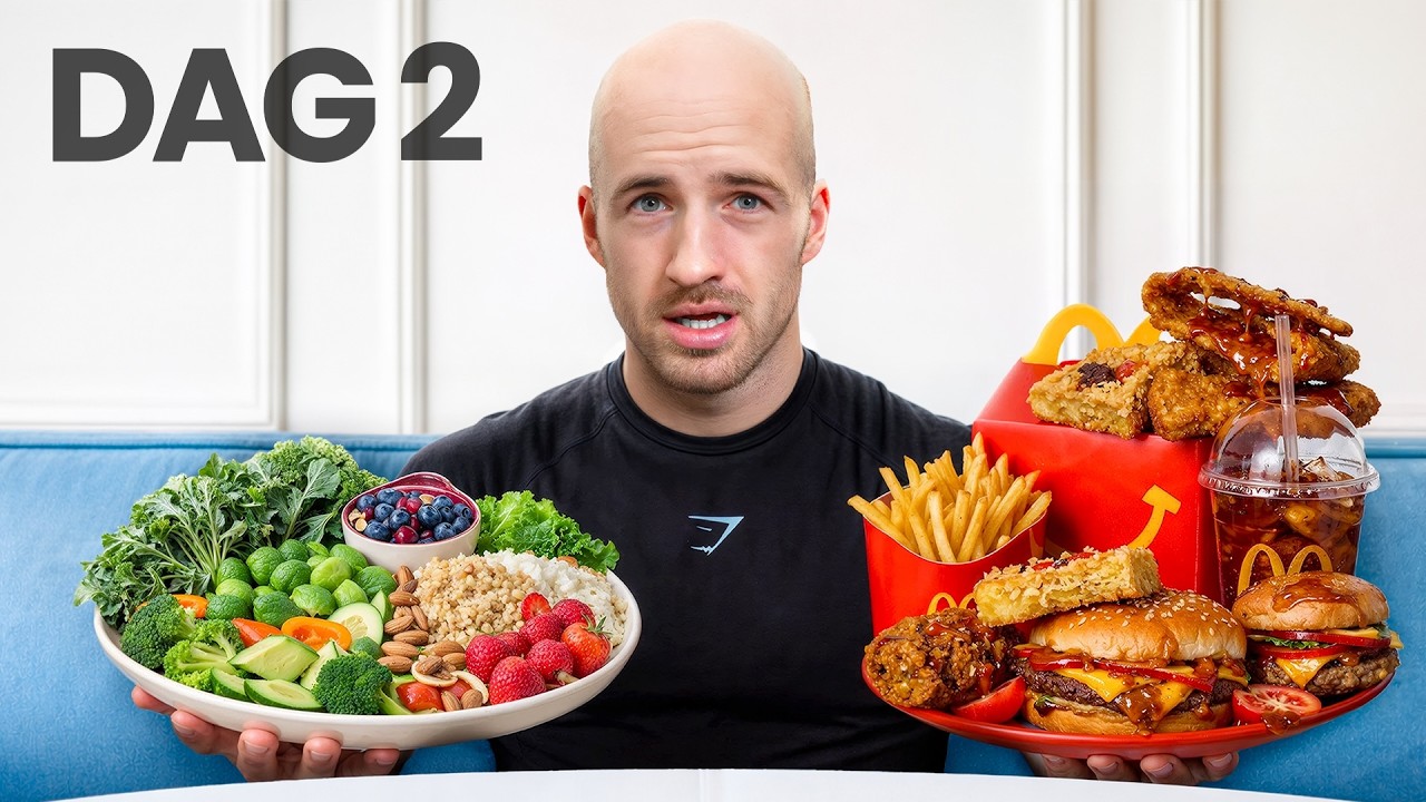 Ik overleef 50 UUR op het ONGEZONDSTE vs GEZONDSTE dieet ter wereld!