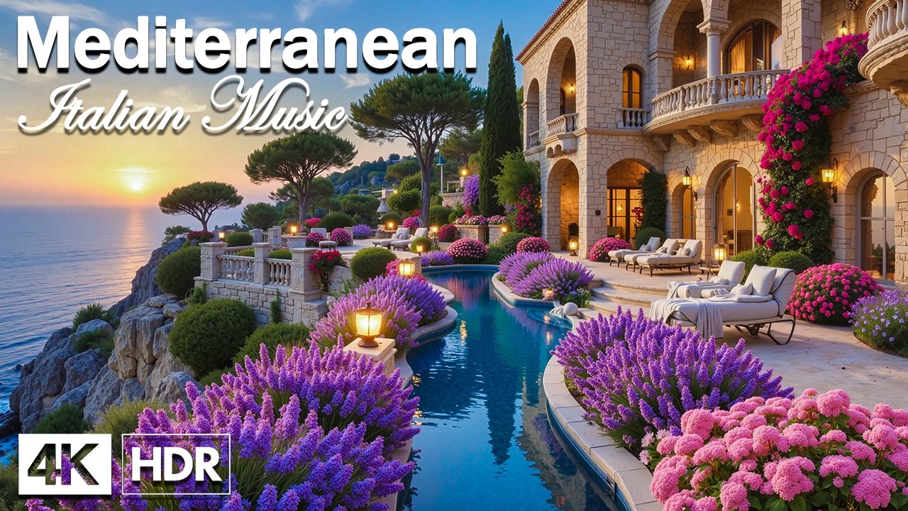 ✨ Mediterranean Azure Escape 🍋 Soothing Italian Melodies & Luxury Seaside Paradiso