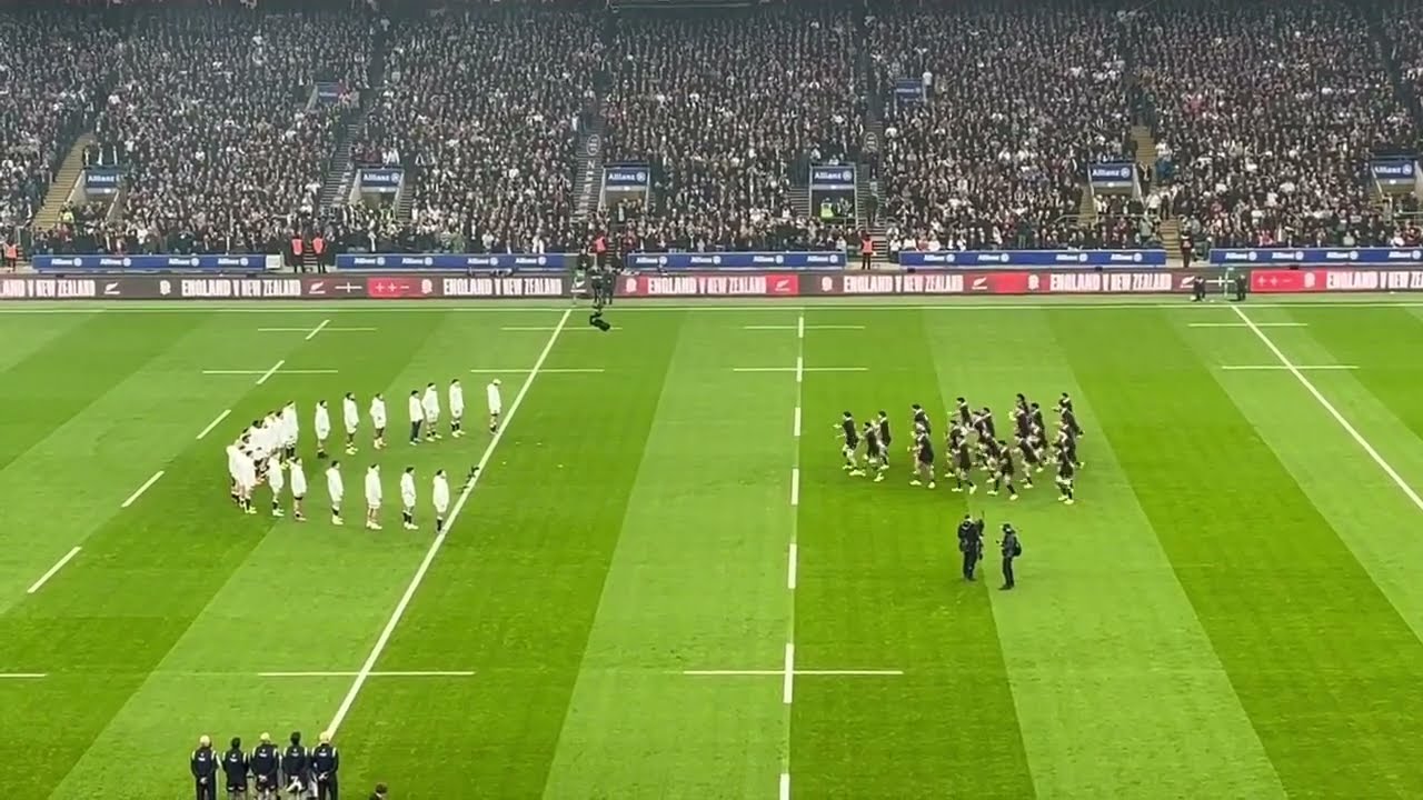English fans disrespecting Haka. England vs New Zealand 33-19. Friendly International 15.11.2025 🏉