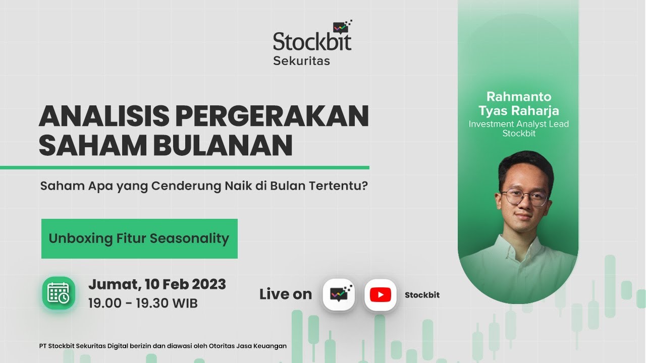 Live: Analisis Pergerakan Saham Bulanan | Unboxing Fitur Seasonality Stockbit