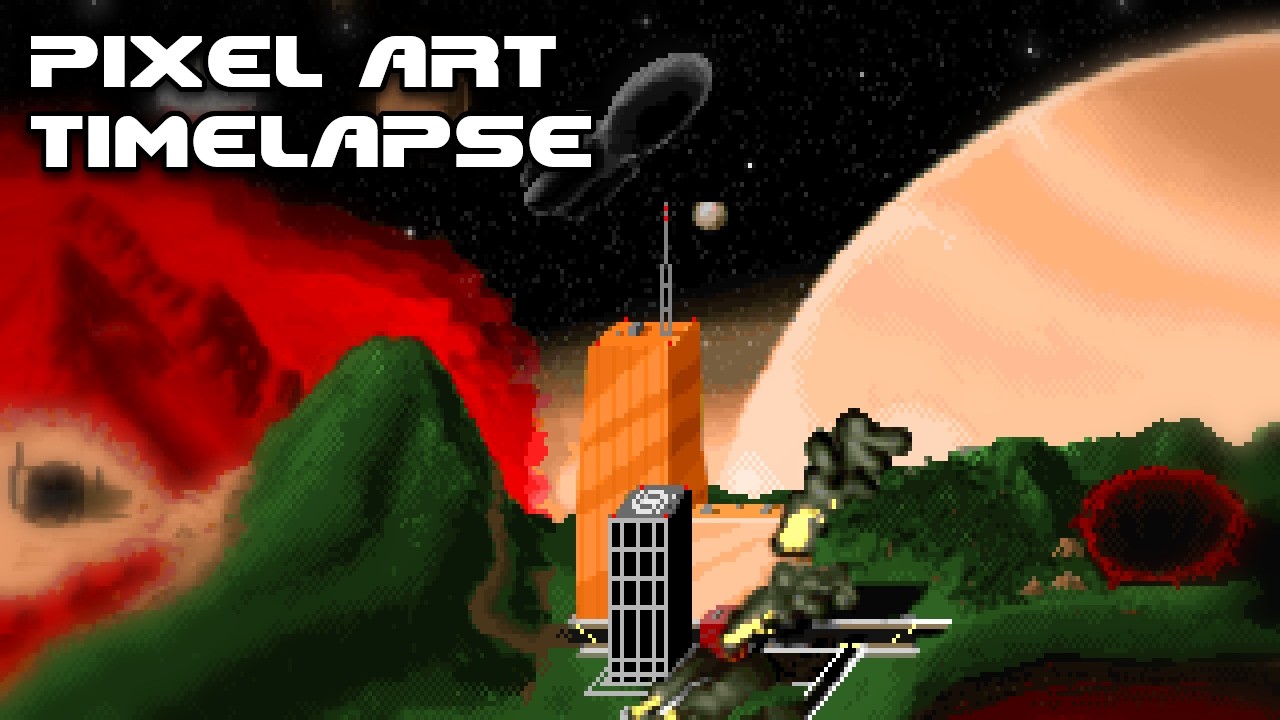 Pixel Art Timelapse: Intermission Screen for Second Mix Community Project