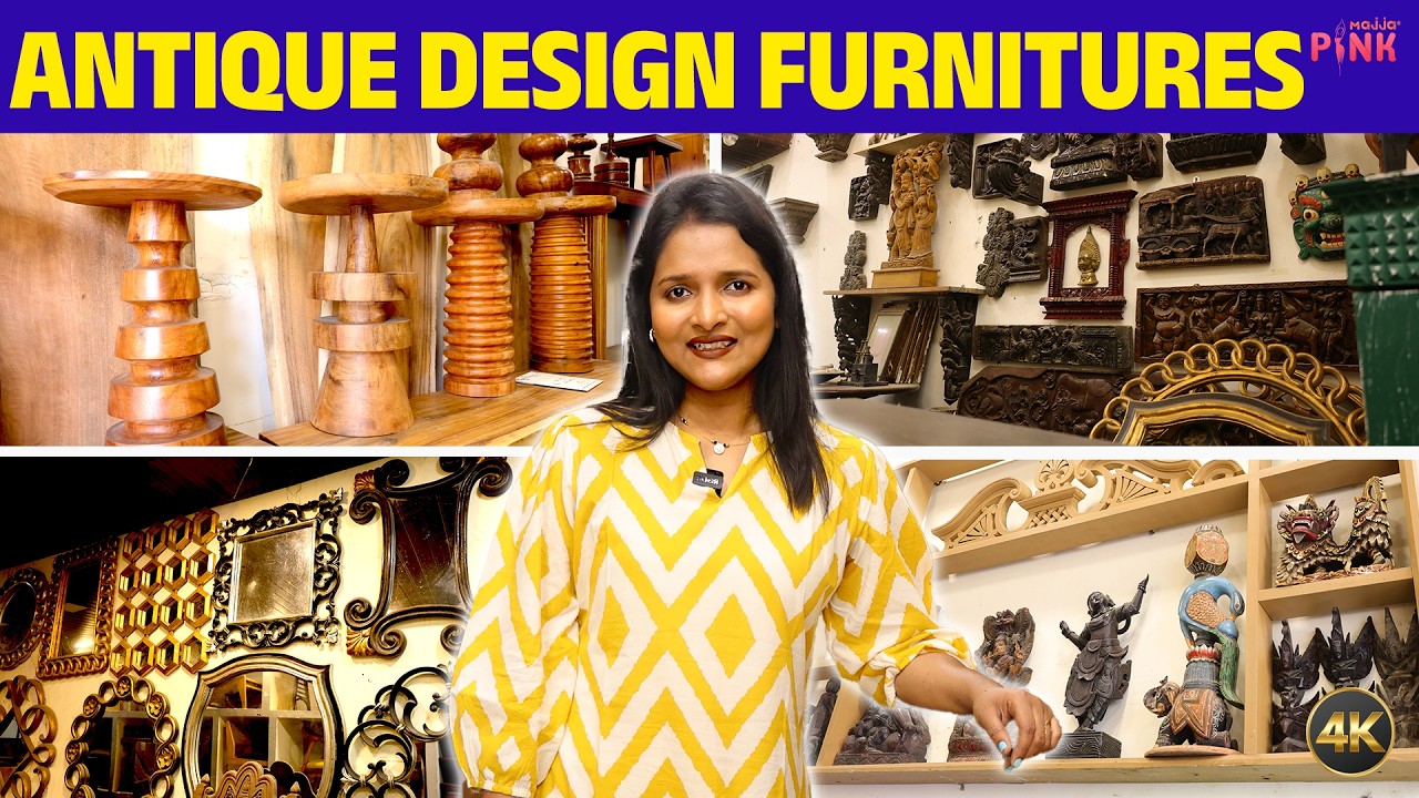 Mumbai Antique Furniture Tour | Oshiwara Market । Furniture Market | Majja Pink Shopping