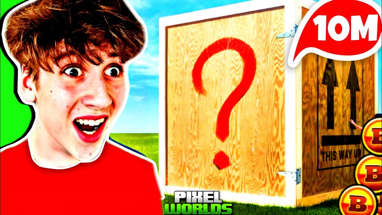 Avasin KALLEIMMAN MYSTEERILAATIKON Pixel Worldsissa!! 😱🤩 | Yli 200K BC 🤑 | Pixel Worlds Suomi |