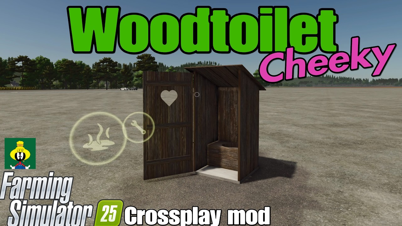 Мод на кроссплатформенную игру Woodtoilet / FS25
