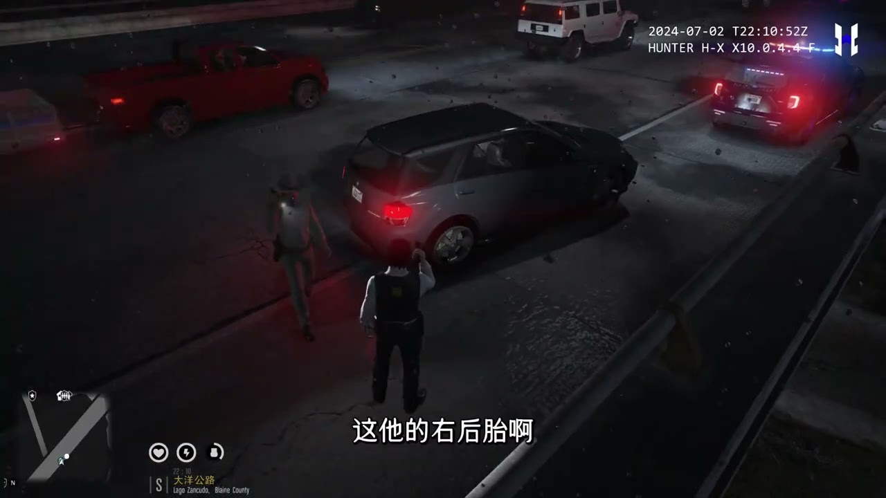 小毛贼将阿sir打晕并抢走警车，看我怎么别他！ #单机游戏 #游戏解说 #steam游戏 #还得是主机大作