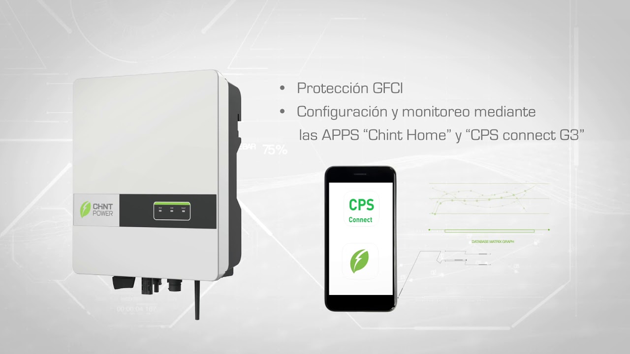 Inversor CPS: SCA 3kW, 4kW, 5kW y 6kW KTL-SM (2 MPPT)