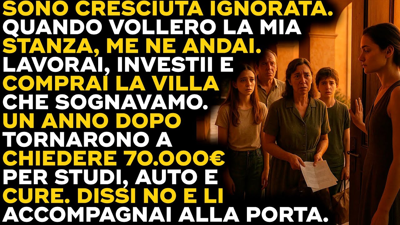 Mi Cacciarono Per Una Stanza, Anni Dopo Tornai Con Una Villa: Chiesero Soldi, Li Mandai Via...