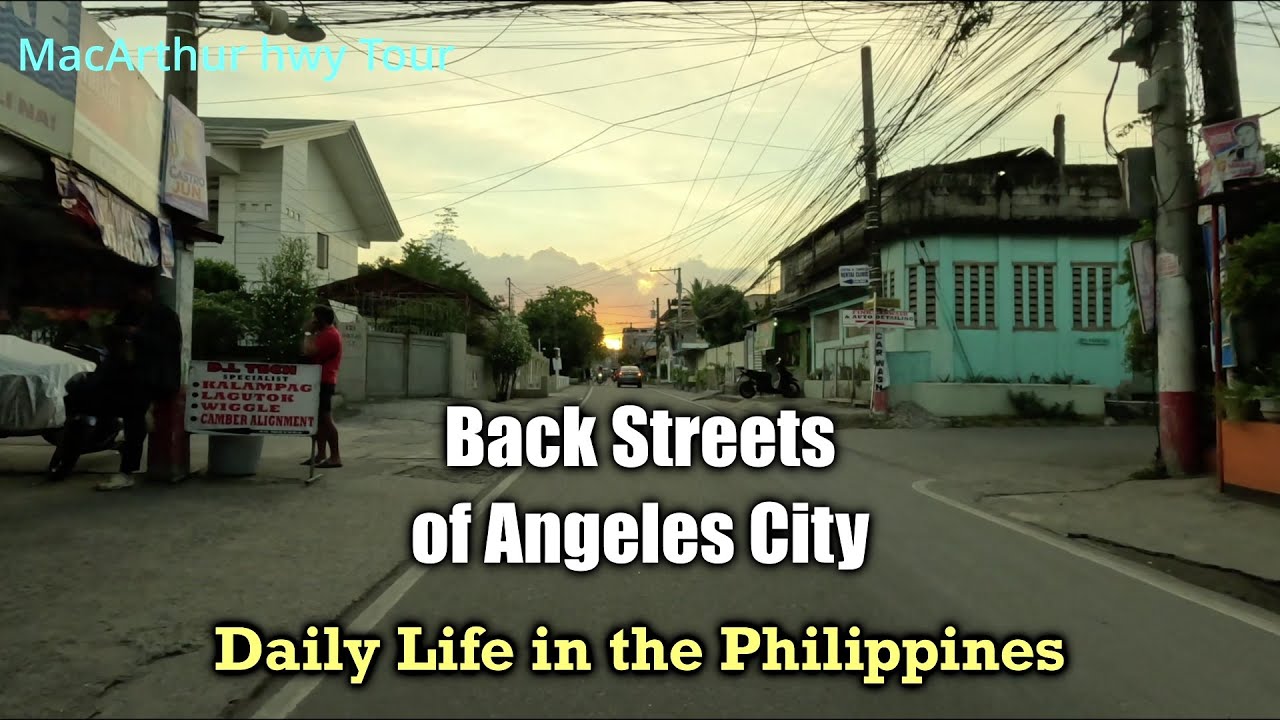 MacArthur Highway Tour & Back Streets of Angeles City! 🇵🇭