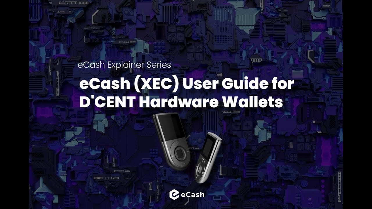 eCash (XEC) User Guide for D'CENT Hardware Wallets
