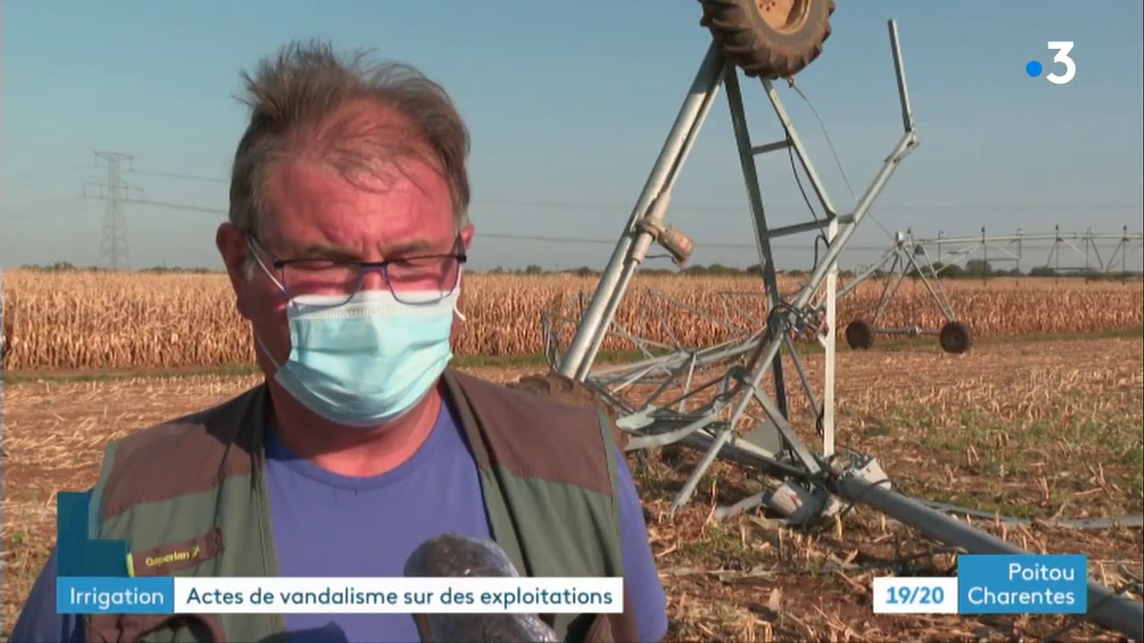 Deux-Sèvres : du matériel d'irrigation vandalisé à Aigondigné