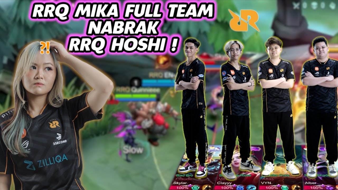 RRQ MIKA FULL TEAM NABRAK RRQ HOSHI
