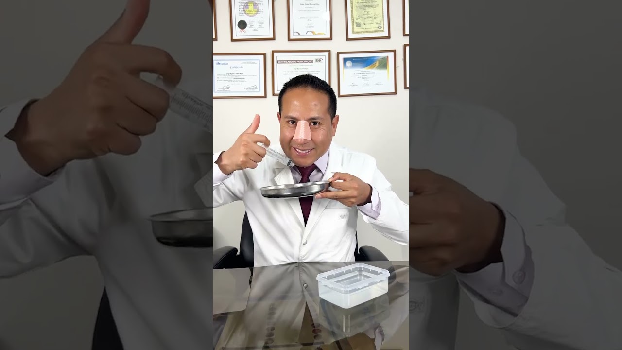 &iquest;CU&Aacute;L ES LA MANERA CORRECTA DE REALIZAR LOS LAVADOS NASALES?