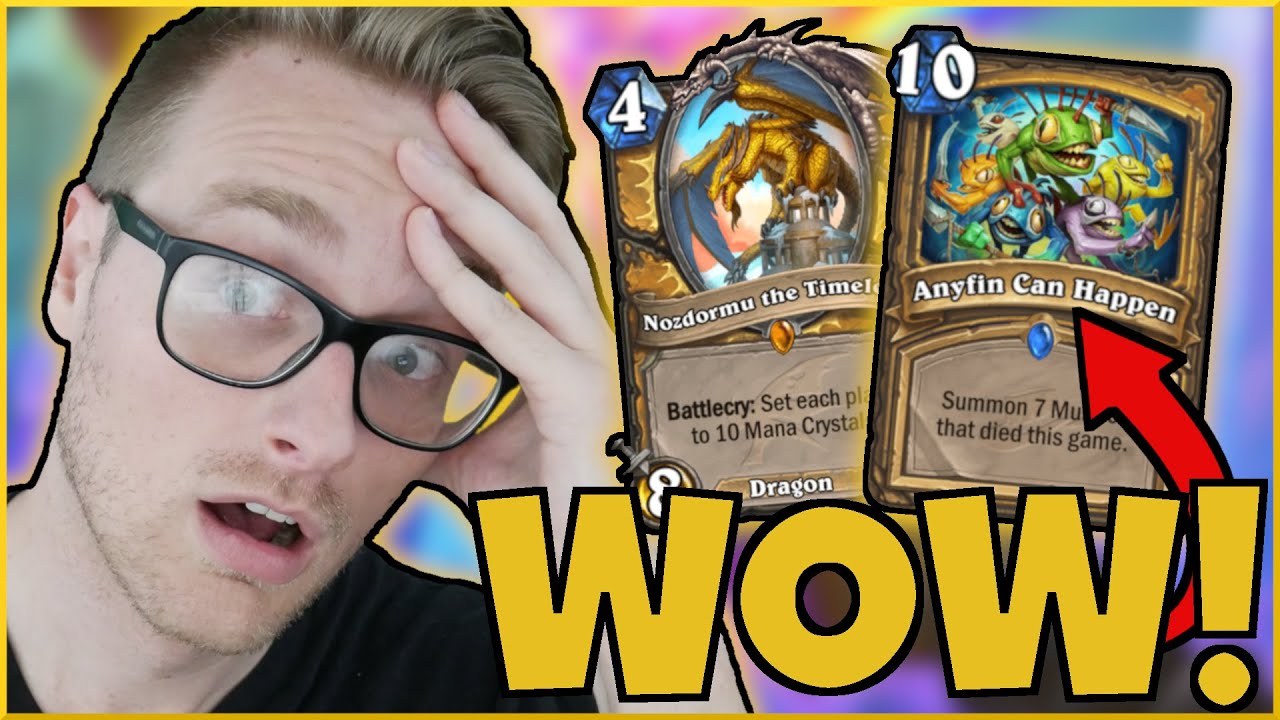 ANYFIN PALADIN in 2020? NOZDORMU is ACTUALLY NUTS in this DECK | Ashes of Outland | Wild Hearthstone