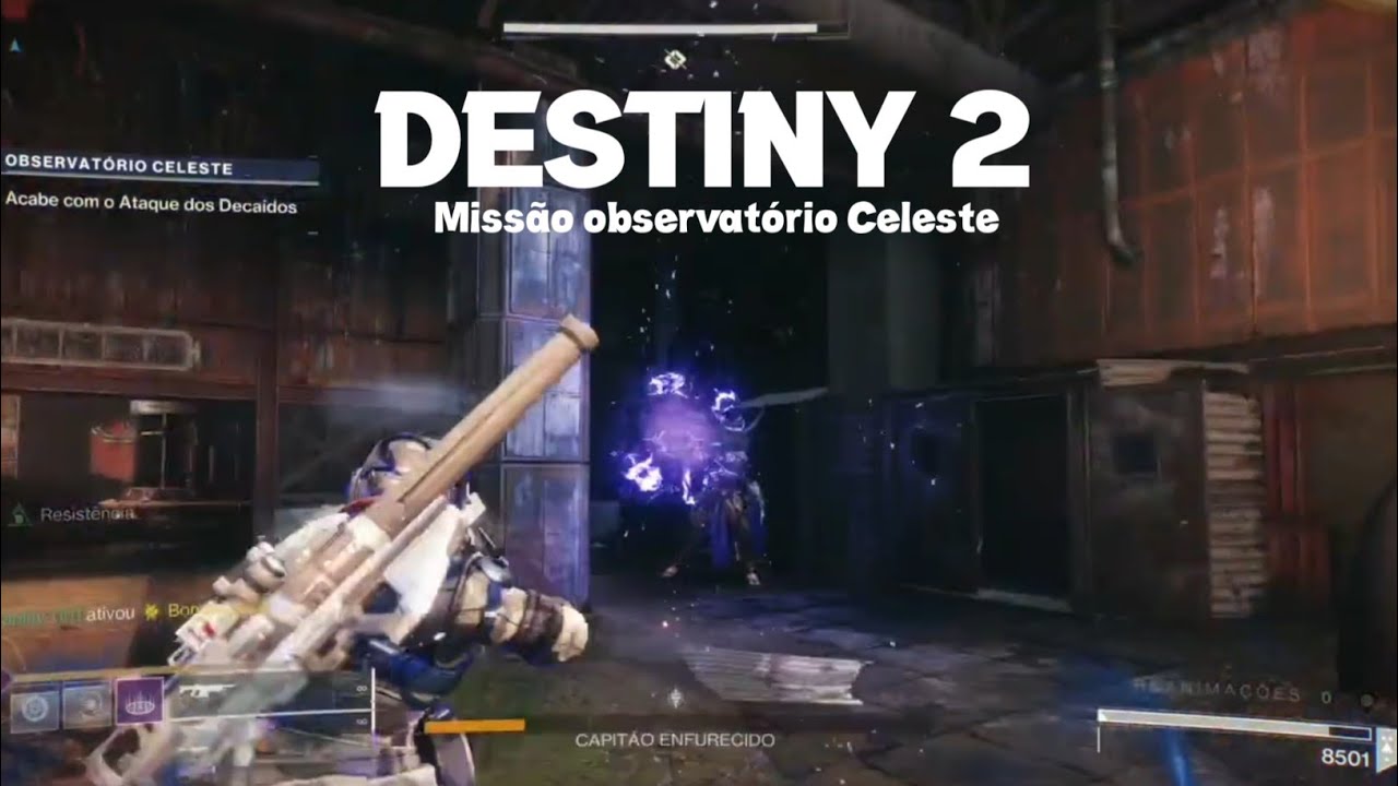 Jogando destiny 2 no PS4 pro, missão: observatório Celeste