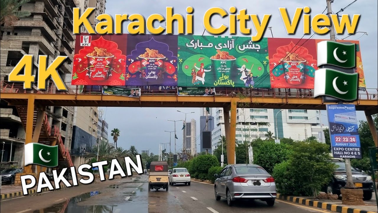 Driving In The Streets Of Karachi, Pakistan 🇵🇰 4K 